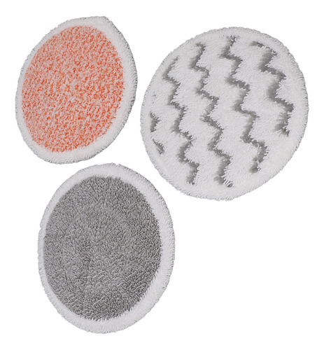 Mop Scrub Pads, 6 Peças De Limpador A Vapor De Reposição Par