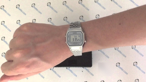 Imagen 4 de 6 de Reloj Mujer Casio La680wa-7 Plateado Digital / Lhua Store