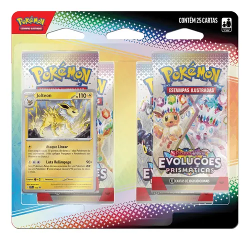 Quad Pack Pokémon 8.5 Evoluções Prismáticas Jolteon Original