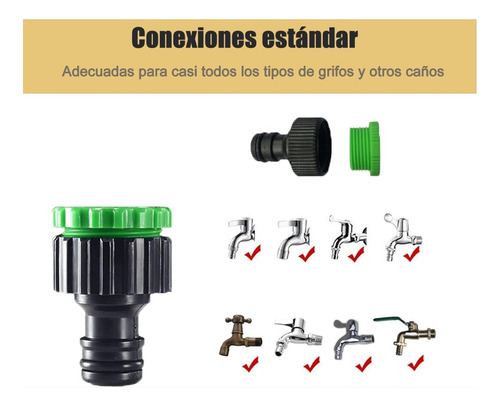 Manguera Estirable Para Riego A 15m