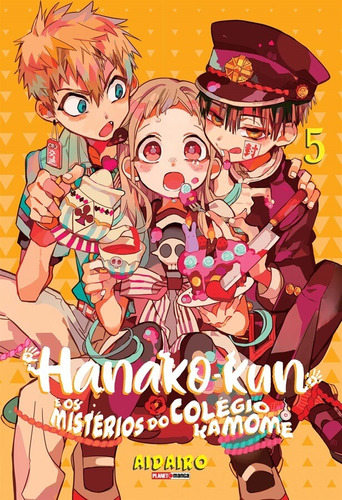 Hanako-kun e os Mistérios do Colégio Kamome Vol. 5, de AidaIro. Editora Panini Brasil LTDA, capa mole em português, 2021