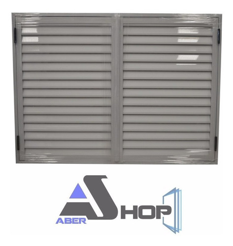 Imagen 3 de 8 de Postigon Aluminio 120x120 De Abrir 2 Hojas Abershop