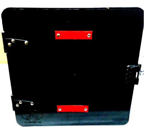 Caja Delivery Reparto Reforzada C/estante Negra Centro Motos