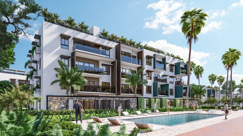 Apartamento De 3 Dormitorios En Estilo Resort En Oasis Park 