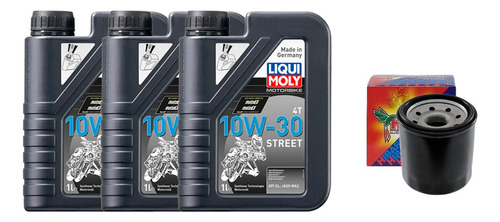 Kit Honda 3l Liqui Moly 10w30 Sintetico + Filtro