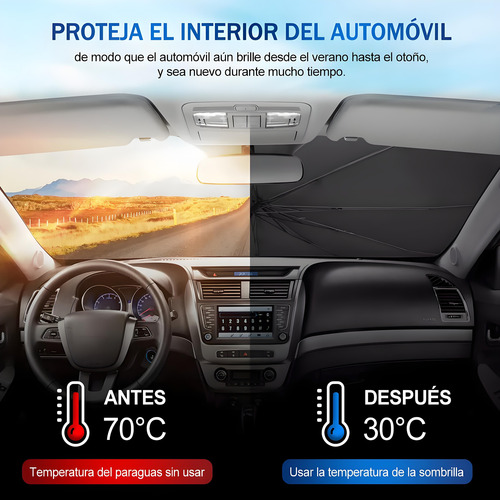 Parasol Lateral Para Auto Parabrisas Parasoles Set 6 Piezas