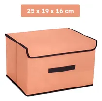 Comprar Pack2 Caja Espaciosa Para Almacen 25x19x16cm Mostaza