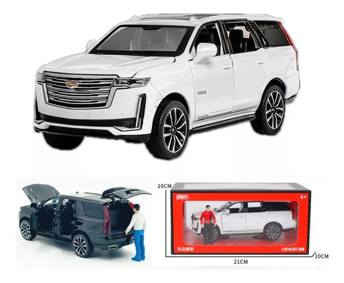 Cadillac Escalade Suv De Lujo Estirado Miniatura Metal Coche