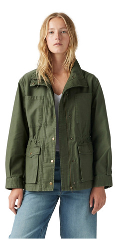 Chaqueta Mujer Karlie Utility Jacket Verde Levis 001fw-0002