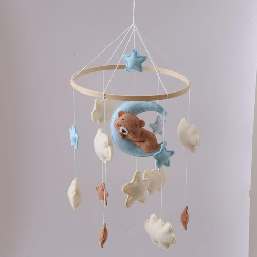 Cuna De Bebés Móvil Fieltro Decoración Colgante