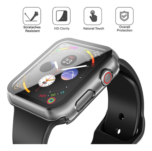 Protectores Para Apple Watch Misxi, Series 8,9 Y 7 Negro A9