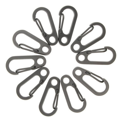 10 Pedazo Mini Mosquetones De , Pesca, Kayak 32 Mm