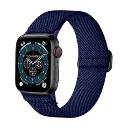 Correa Compatible Con Apple Watch 42/44 Mm Solo Azul Marino