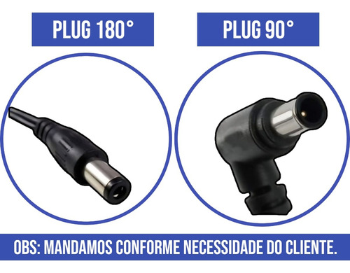 Fonte De Alimentação Entrada Bivolt 100v-220v Saída 13v 1a