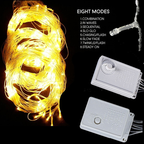 Red De Cortina De Luz 6x4 M 672leds Fiesta Navidad Azul