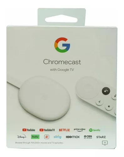 Google Chromecast 4K con Google TV Cuarta Generación GOOGLE