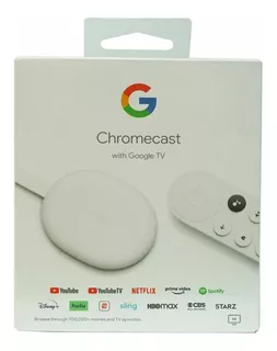 Google Chromecast 4 Tv Cuarta Generación 4k Hdr 2020 Sellado