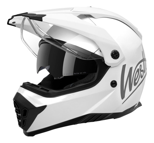 Casco Para Moto Westt Dirtbike He Talla Xl Color Negro