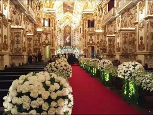 Passadeira Carpete Tapete Vermelho Casamento 10 Mts