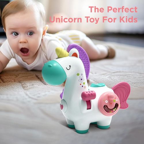 Iplay, Ilearn Cubo De Actividades De Unicornio Para Bebé, Cu