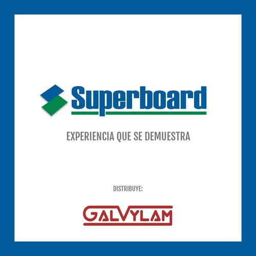 Placa Cementicia Estructural Steel Frame 10 Mm Superboard
