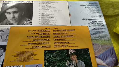 Sandro Becker Compre Pacote Com 6 Discos Lps (Usado)