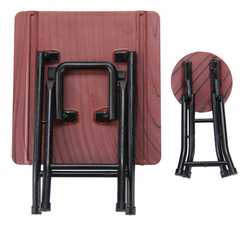 Mesa Y Sillas Plegables En Miniatura Para Dollhouse Furnitur