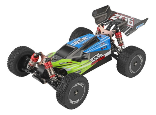 Carro de corrida de controle remoto SJRC 60KM/H 144001 WLtoys Cars B 1:14 verde