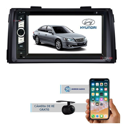 Central Multimídia Hyundai Dvd Tv Azera 2008 2009 2010 2011