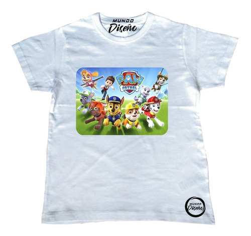 Polera De Niño Paw Patrol Grupo