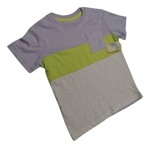 Playera Tricolor Para Niño Talla 3 Y 4 Años 