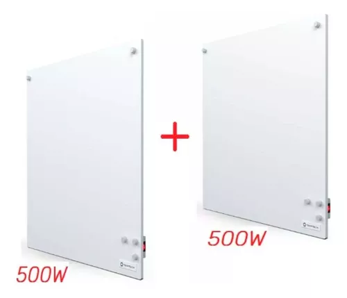 Combo Estufa Electrica Panel Calefactor 500w X 2 Unidades
