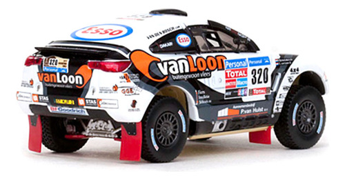 Miniatura Rally Mitsubishi L #320 E.van Loon 2011 Escal 1/43 Cor Branco/preto