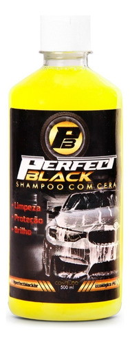 Shampoo Automotivo Com Cera Multiuso Perfect Black 500 Ml