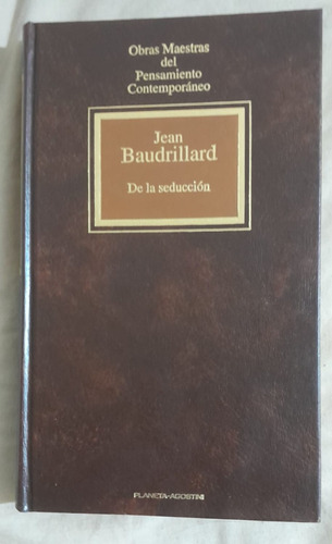 Jean Baudrillard De La Seducción