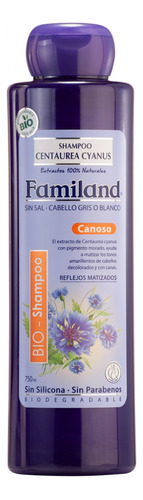  Shampoo Centaurea Cyanus Canoso 750ml Familand