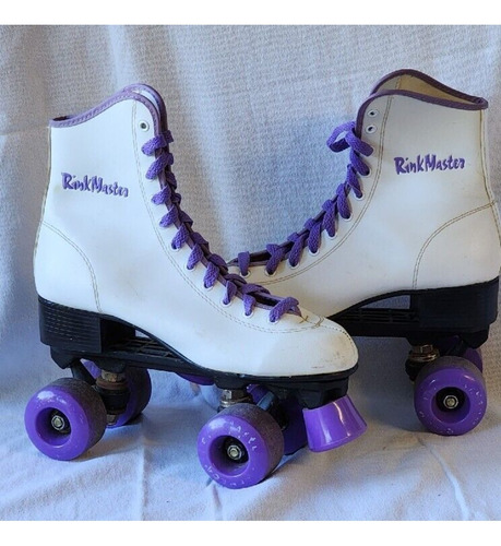 Patines Vintage Talla 40 Risk Master Usado 4 Ruedas Lineal