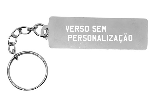 Chaveiro Placa Carro Europa Personalizado Com Nome Frente Cor Azul