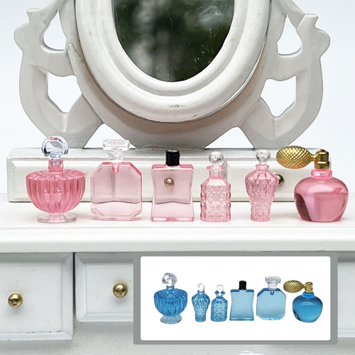 5 Perfume En Miniatura, Accesorios De Juguete A Escala 1:12,