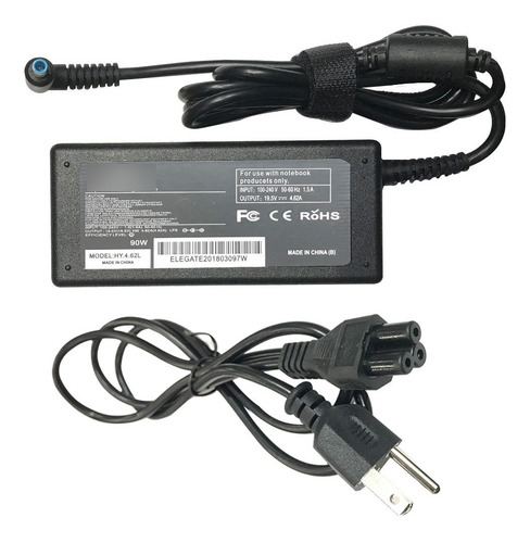 Imagen 5 de 5 de Cargador Laptop Hp 19.5v 4.62a Punta Azul 90w