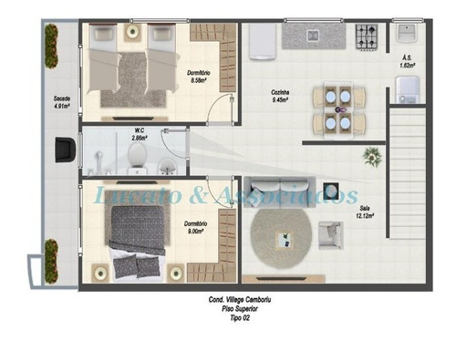 Imagem 26 de 27 de Casa Residencial Em Condominio Fechado Para Venda Na Vila Caiçara, Praia Grande Sp 2 Dormitórios Sendo 1 Suíte, 1 Vaga - Ca00439 - 69503129