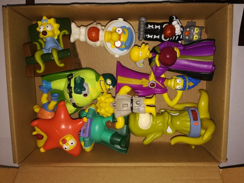 Figuras The Simpson Promocionales Burguer King Lote 11 Pzas