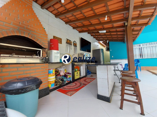 Casa 4 Quartos Mobiliado Com Área De Lazer Completa Na Praia Em Guarapari-es - Ca00167 - 69307506