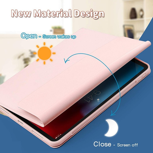 Imagen 8 de 9 de Funda Para iPad 10.2 7/8/9 Gen + Teclado Color + Slot Pencil