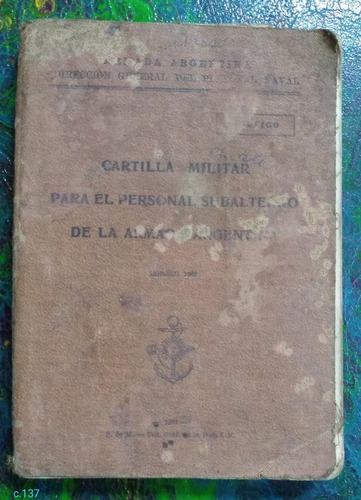 Cartilla Militar Para Personal Subalterno Armada Argentina