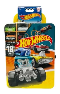 Hot Wheels Car Case Metalico Porta Autos Ar1 Hwcc2 Ellobo