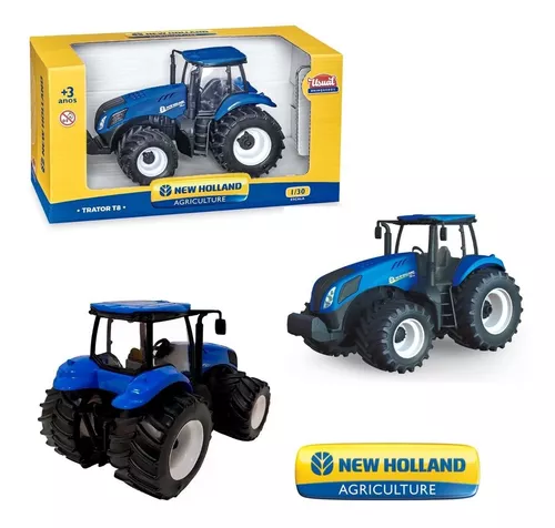 Brinquedo Infantil Trator T8 New Holland Usual - 585 - Fabrica da Alegria