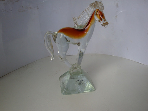 Imagen 1 de 3 de Caballo Arte Murano - Adorno De Crisal Decoracion