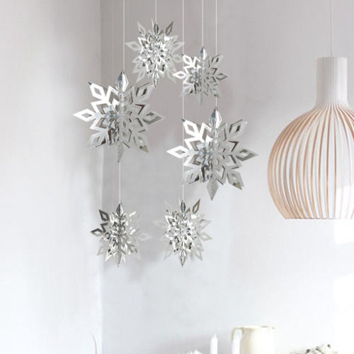 Decoraciones Navideñas De Copos De Nieve En 3d, 18 Piezas, I