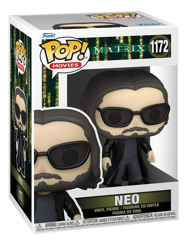 ¡muñeca Neo Matrix Funko Pop De Keanu Reeves!